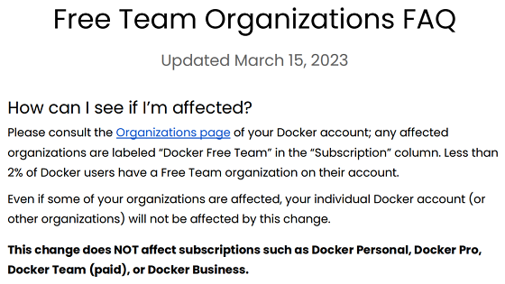 着手清退开源组织，Docker为此致歉